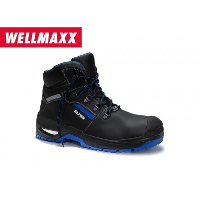 รองเท้าเซฟตี้หัวเหล็ก 768711 – LEONARDO XXSG BLACK-BLUE MID ESD S3