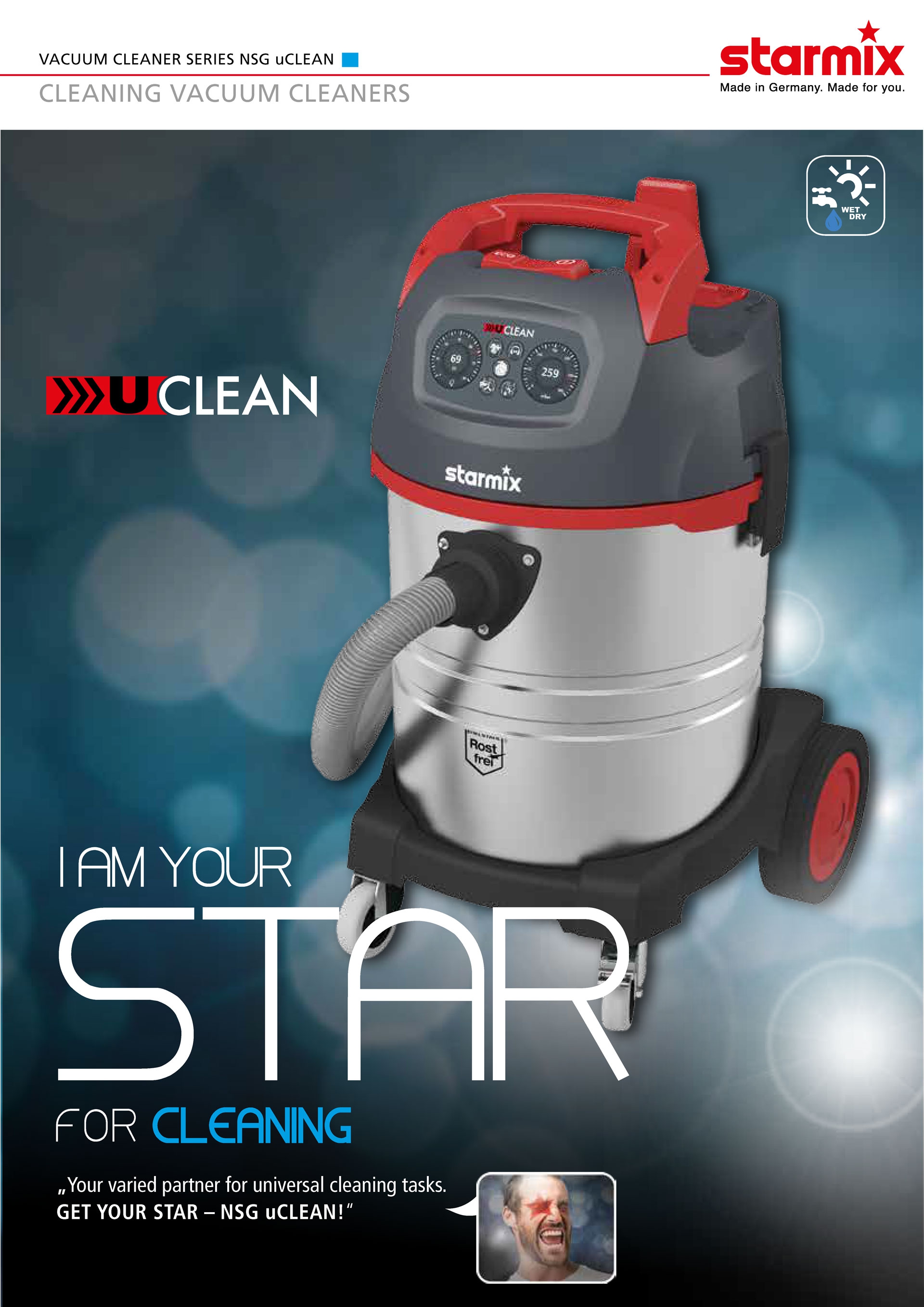 Starmix ld1435pz Floor Vacuum Cleaner Vacuum Cleaner for Wet